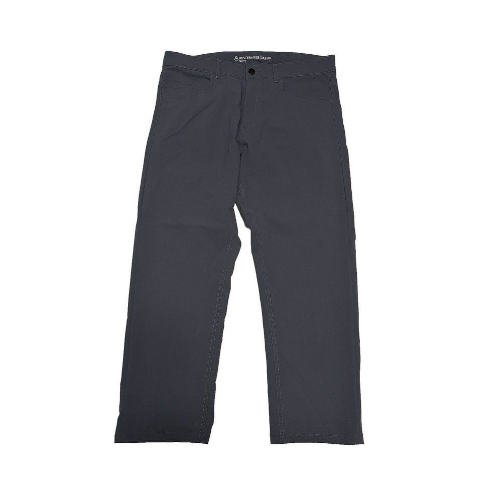Western Rise Mens Slim Fit Performance Hiking Pants 34x30 Outdoor